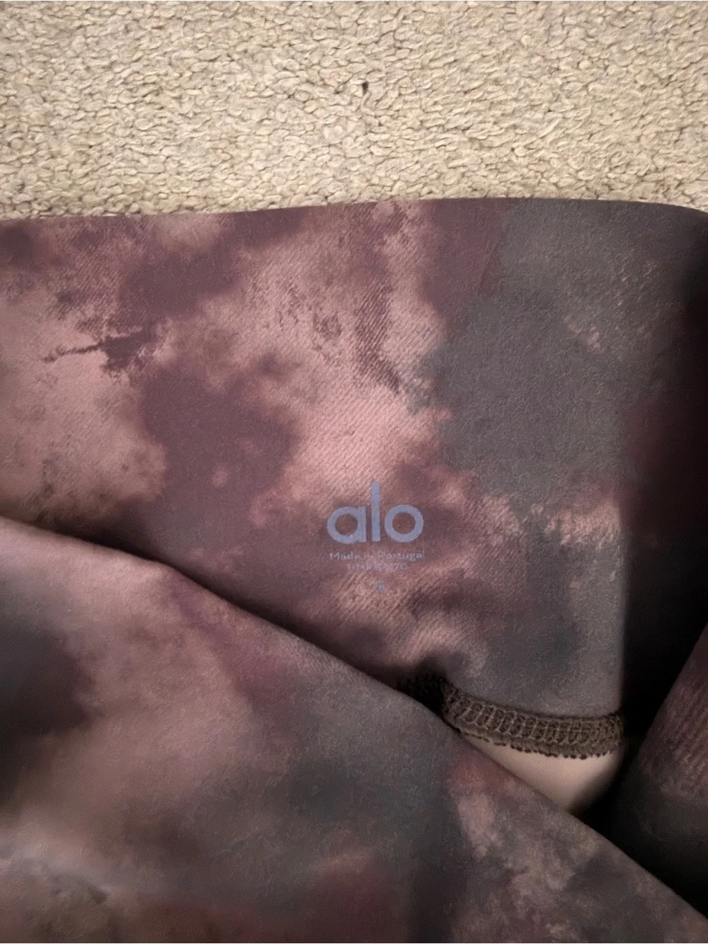 ALO Yoga high waist airbrush leggings in black cloud